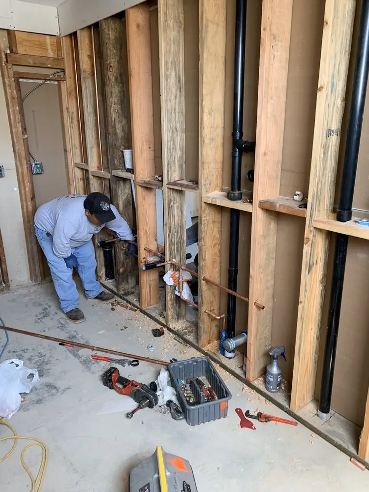 Commercial rough-in plumbing for Gas Line Repair in Lothian Estates